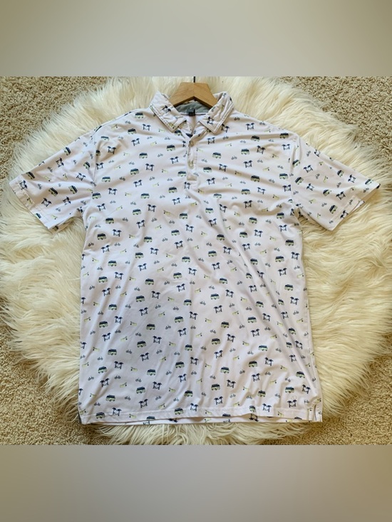 Anderson Ord Other - Anderson Ord 1974 Volkswagon Golf Polo Shirt White Size Medium